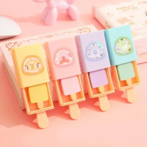 Magic Box Popsicle shaped Ice cream Rubber Eraser